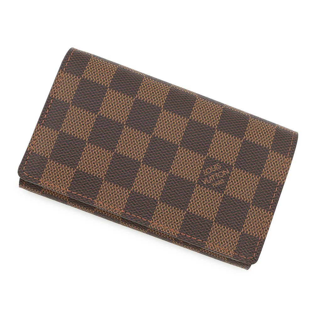 LOUIS VUITTON(ルイヴィトン) 2つ折り財布 ダミエ ポルトフォイユ・トレゾール N61736 エベヌ ルイヴィトン 二つ折り財布 ダミエ・エベヌ ポルトフォイユ