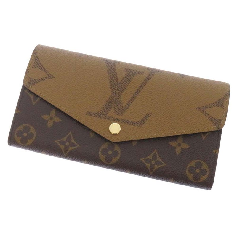 ルイヴィトン 長財布 モノグラム・ジャイアント リバース ポルトフォイユ・サラ M80726 LOUIS VUITTON 黒