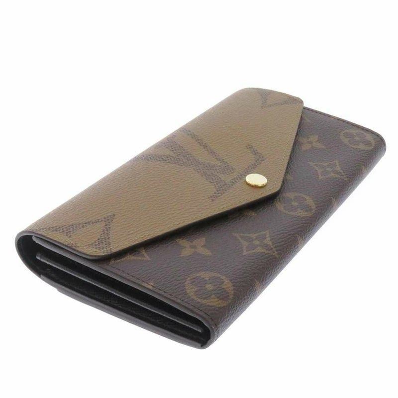 ルイヴィトン 長財布 モノグラム・ジャイアント リバース ポルトフォイユ・サラ M80726 LOUIS VUITTON 黒