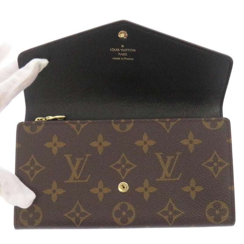 ルイヴィトン 長財布 モノグラム・ジャイアント リバース ポルトフォイユ・サラ M80726 LOUIS VUITTON 黒