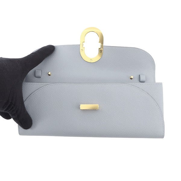 エルメス 長財布 シェーヌダンクル マイヨン トゥーゴー グリパンタン/ゴールド金具 エプソン K刻印 エルメス 財布