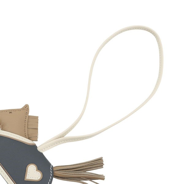 エルメス バッグチャーム ロデオPM ロベオクール ベージュマルファ/クレ/ヴェールマングローブ ラムスキン K刻印 HERMES