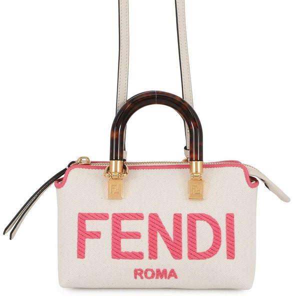 フェンディ ハンドバッグ バイザウェイ ミニ 8BS067 キャンバス FENDI 2wayショルダーバッグ
