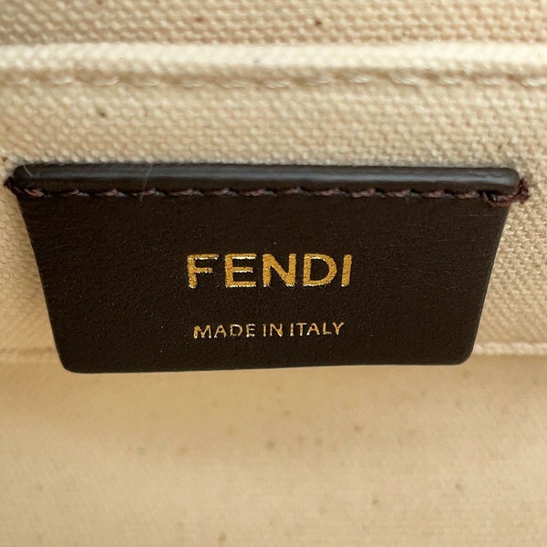 フェンディ ハンドバッグ バイザウェイ ミニ 8BS067 キャンバス FENDI 2wayショルダーバッグ