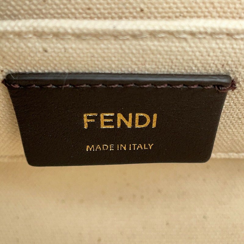 フェンディ ハンドバッグ バイザウェイ ミニ 8BS067 キャンバス FENDI 2wayショルダーバッグ