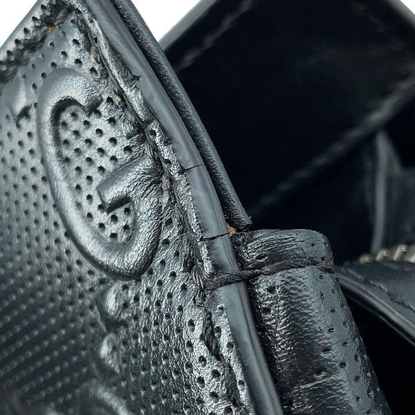 グッチ トートバッグ GGエンボス レザー 625774 GUCCI バッグ 黒