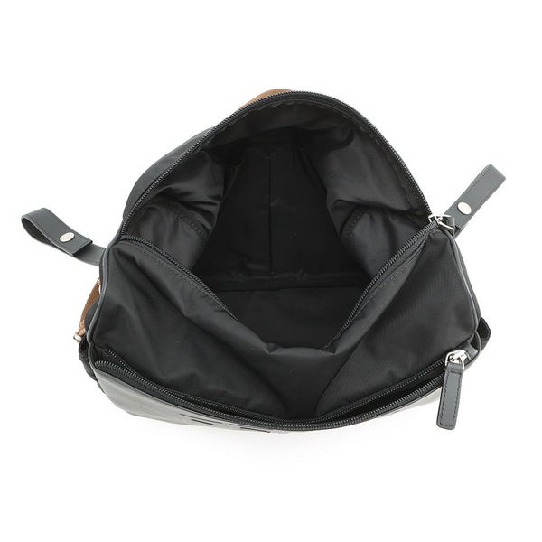 フェンディ マザーズバッグ ナイロン レザー 7VB014 FENDI ベビーバッグ トートバッグ 黒