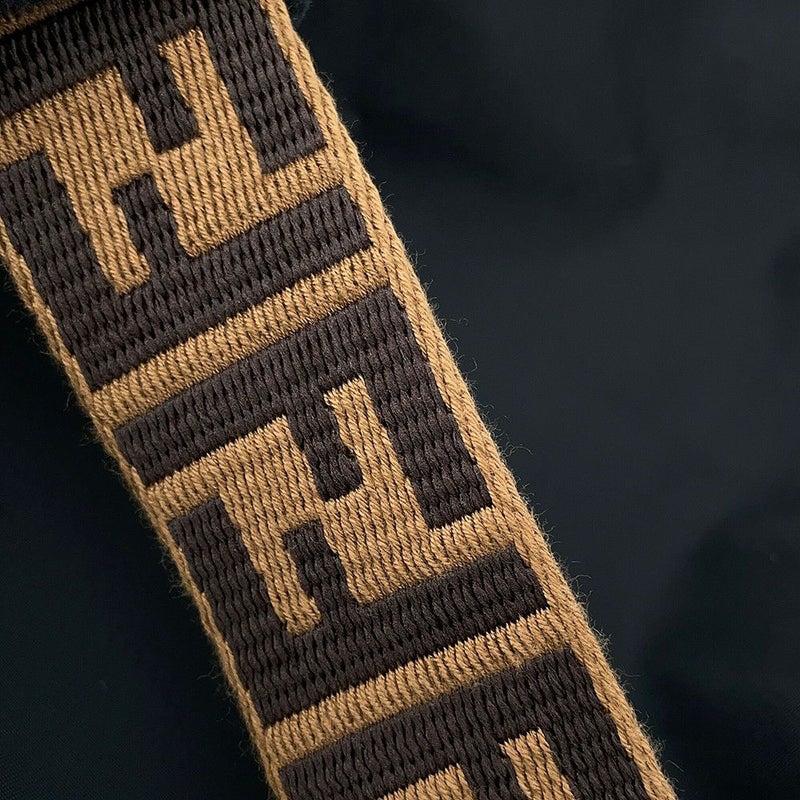 フェンディ マザーズバッグ ナイロン レザー 7VB014 FENDI ベビーバッグ トートバッグ 黒