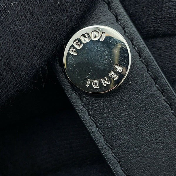 フェンディ マザーズバッグ ナイロン レザー 7VB014 FENDI ベビーバッグ トートバッグ 黒