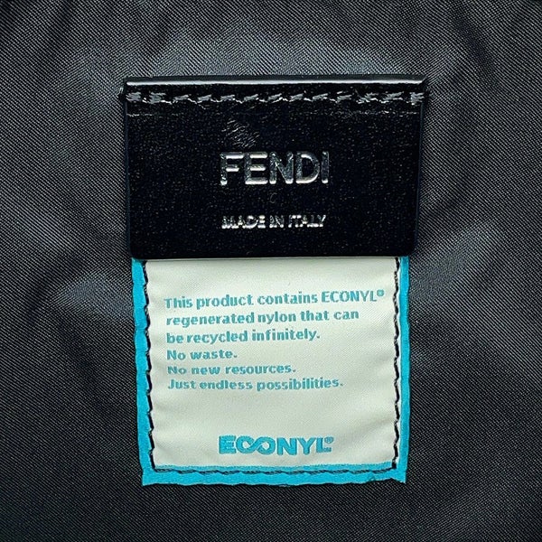 フェンディ マザーズバッグ ナイロン レザー 7VB014 FENDI ベビーバッグ トートバッグ 黒