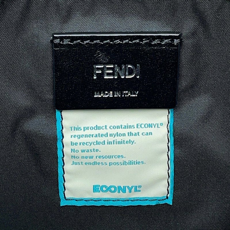 フェンディ マザーズバッグ ナイロン レザー 7VB014 FENDI ベビーバッグ トートバッグ 黒