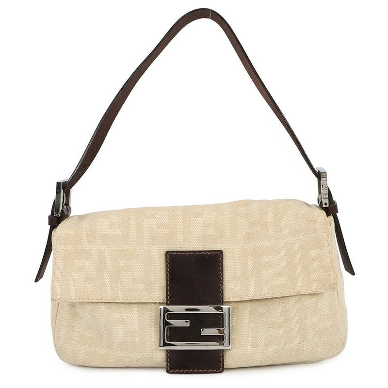 フェンディ ハンドバッグ ズッカ柄 マンマバケット キャンバス レザー 26424 FENDI ワンショルダー
