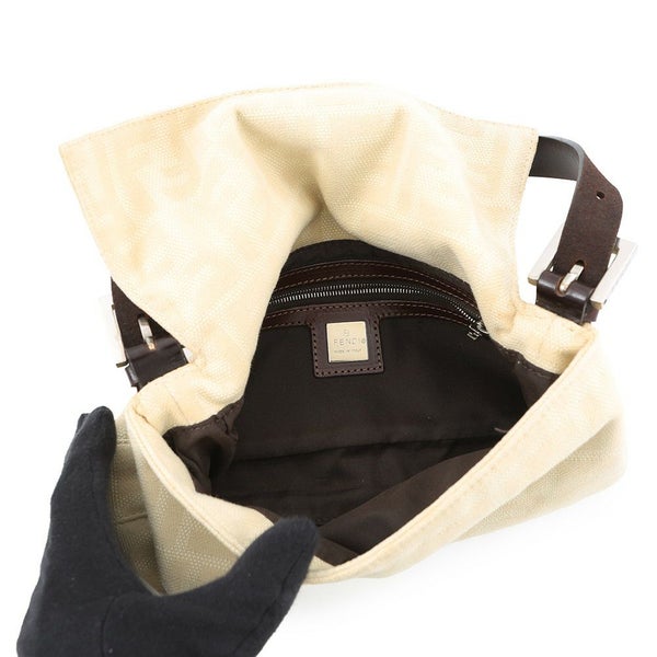 フェンディ ハンドバッグ ズッカ柄 マンマバケット キャンバス レザー 26424 FENDI ワンショルダー