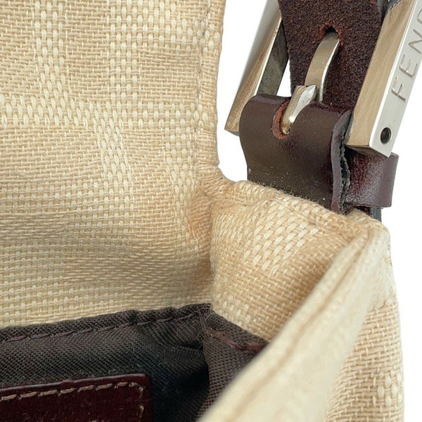 フェンディ ハンドバッグ ズッカ柄 マンマバケット キャンバス レザー 26424 FENDI ワンショルダー