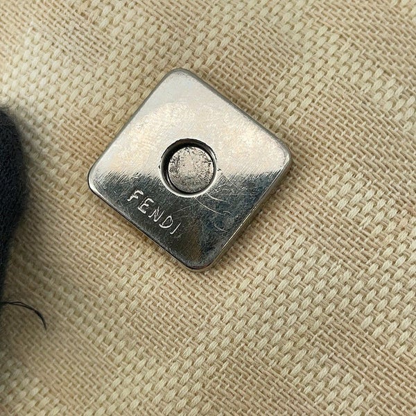 フェンディ ハンドバッグ ズッカ柄 マンマバケット キャンバス レザー 26424 FENDI ワンショルダー