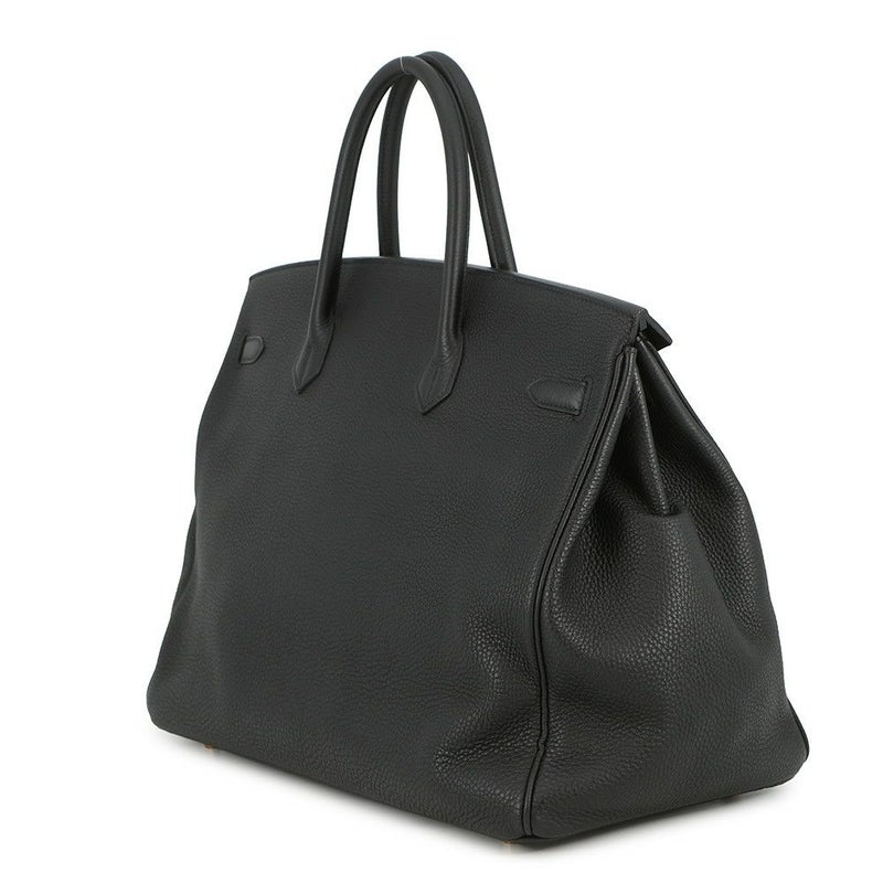エルメス バーキン40 ブラック/ゴールド金具 トゴ Z刻印 HERMES Birkin ハンドバッグ 黒