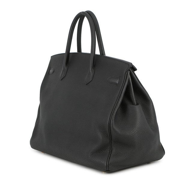 エルメス バーキン40 ブラック/ゴールド金具 トゴ Z刻印 HERMES Birkin ハンドバッグ 黒