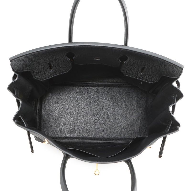 エルメス バーキン40 ブラック/ゴールド金具 トゴ Z刻印 HERMES Birkin ハンドバッグ 黒