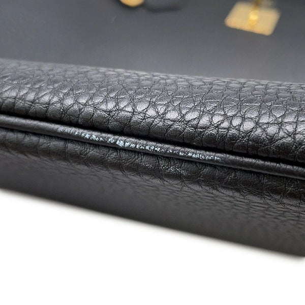 エルメス バーキン40 ブラック/ゴールド金具 トゴ Z刻印 HERMES Birkin ハンドバッグ 黒
