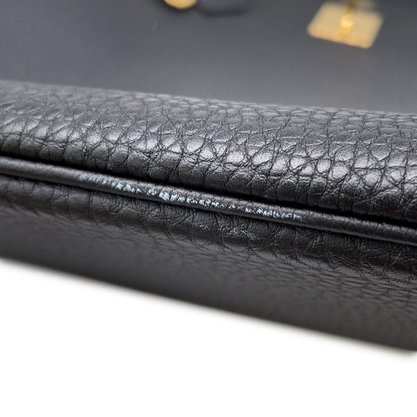 エルメス バーキン40 ブラック/ゴールド金具 トゴ Z刻印 HERMES Birkin ハンドバッグ 黒