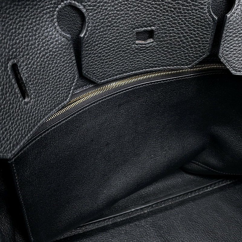 エルメス バーキン40 ブラック/ゴールド金具 トゴ Z刻印 HERMES Birkin ハンドバッグ 黒