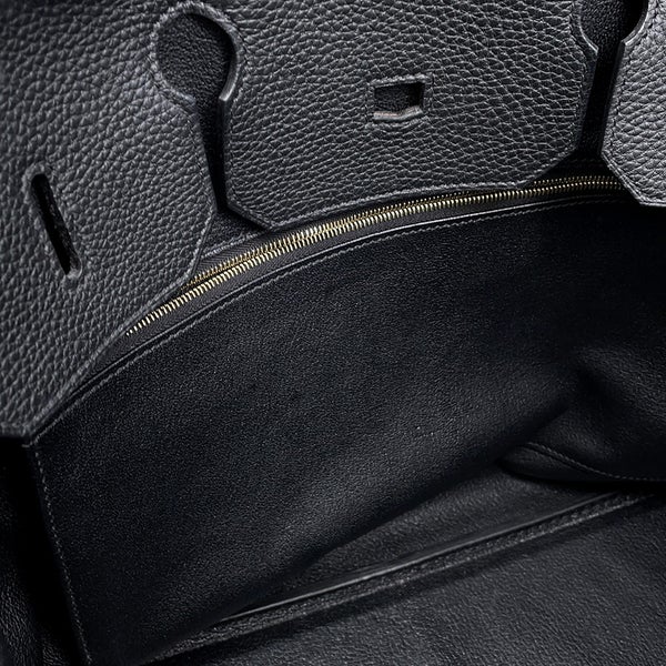 エルメス バーキン40 ブラック/ゴールド金具 トゴ Z刻印 HERMES Birkin ハンドバッグ 黒