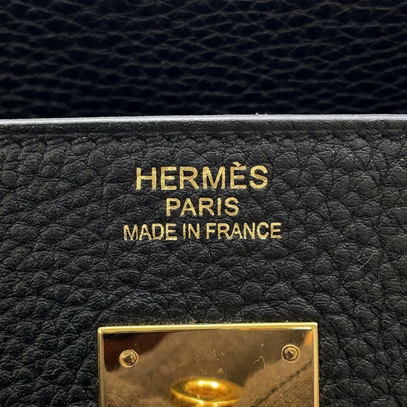 エルメス バーキン40 ブラック/ゴールド金具 トゴ Z刻印 HERMES Birkin ハンドバッグ 黒