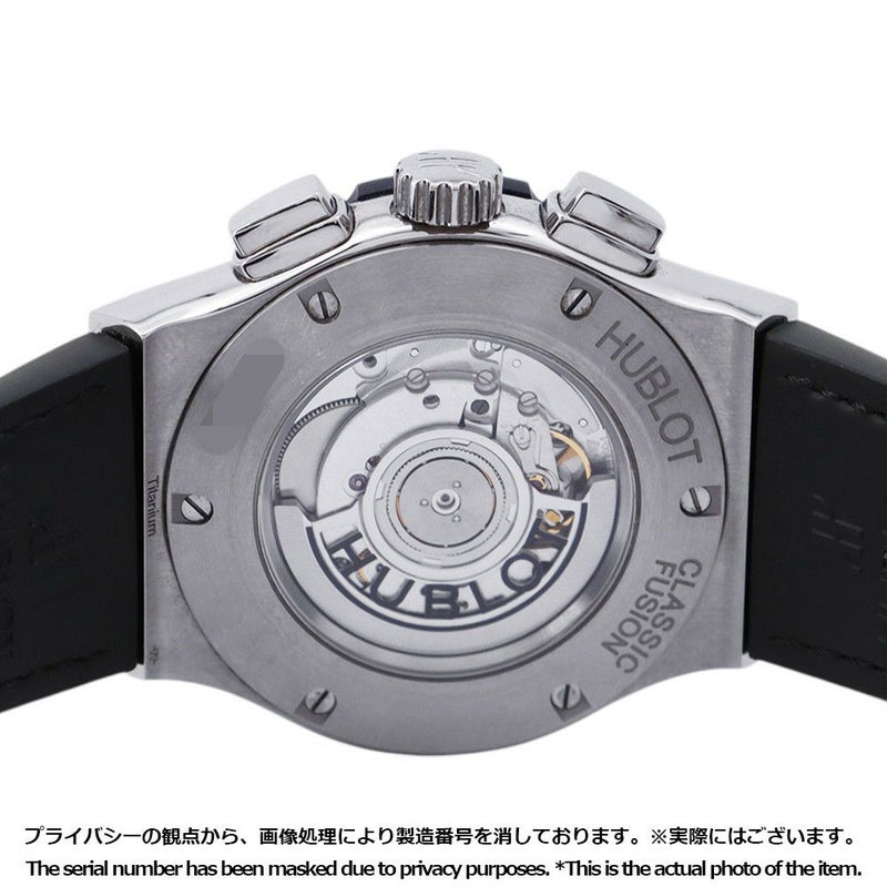 ウブロ クラシック・フュージョン クロノグラフ チタニウム 521.NX.1171.RX HUBLOT 腕時計 黒文字盤
