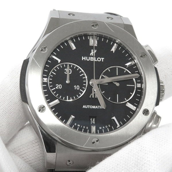 ウブロ クラシック・フュージョン クロノグラフ チタニウム 521.NX.1171.RX HUBLOT 腕時計 黒文字盤