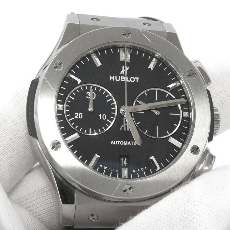 ウブロ クラシック・フュージョン クロノグラフ チタニウム 521.NX.1171.RX HUBLOT 腕時計 黒文字盤
