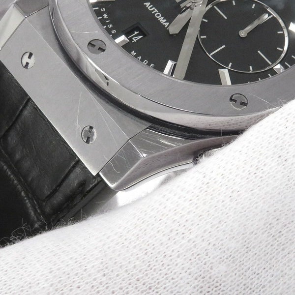 ウブロ クラシック・フュージョン クロノグラフ チタニウム 521.NX.1171.RX HUBLOT 腕時計 黒文字盤