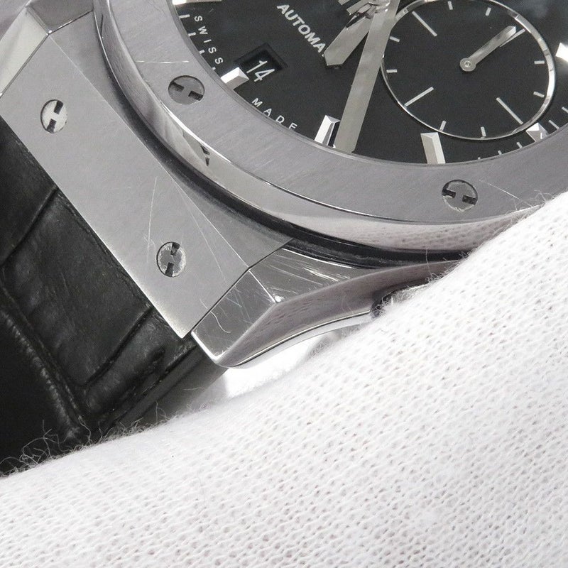 ウブロ クラシック・フュージョン クロノグラフ チタニウム 521.NX.1171.RX HUBLOT 腕時計 黒文字盤