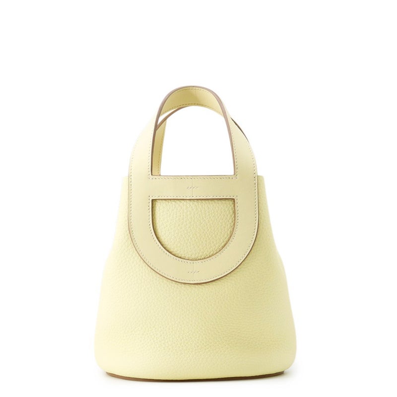 エルメス トートバッグ インザループ 18 ジョーヌミルトン/シルバー金具 トリヨンクレマンス/スイフト W刻印