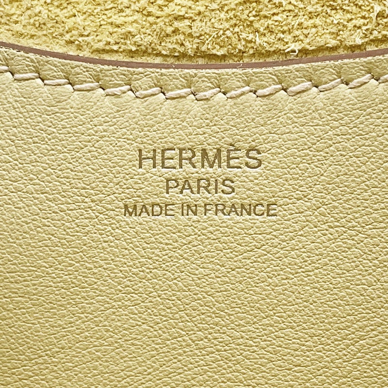 エルメス トートバッグ インザループ 18 ジョーヌミルトン/シルバー金具 トリヨンクレマンス/スイフト W刻印