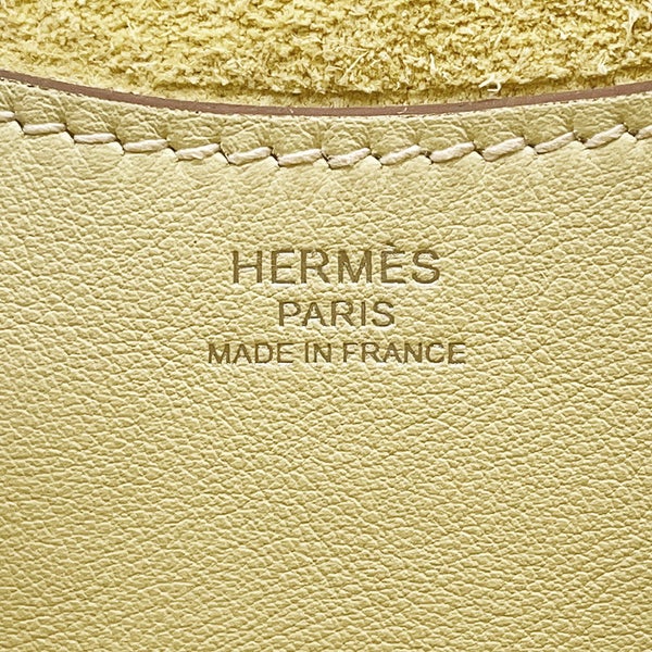 エルメス トートバッグ インザループ 18 ジョーヌミルトン/シルバー金具 トリヨンクレマンス/スイフト W刻印