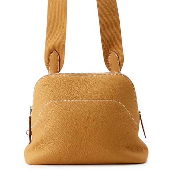 エルメス ショルダーバッグ ボリ－ド メッセンジャー ナチュラルサブレ/シルバー金具 トゴ K刻印