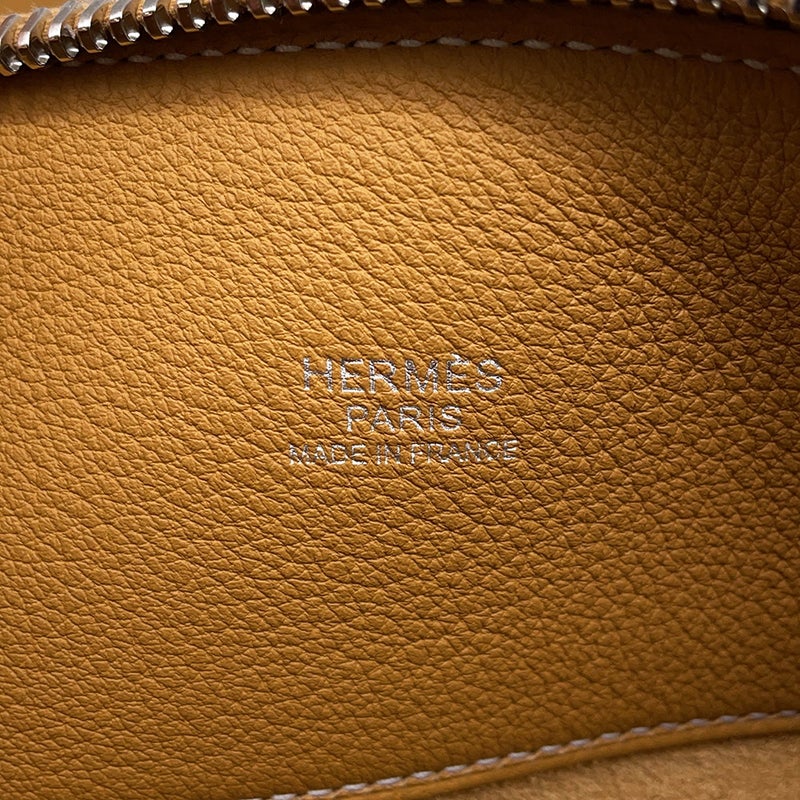 エルメス ショルダーバッグ ボリ－ド メッセンジャー ナチュラルサブレ/シルバー金具 トゴ K刻印