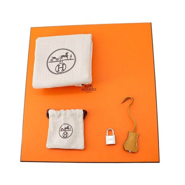 エルメス ショルダーバッグ ボリ－ド メッセンジャー ナチュラルサブレ/シルバー金具 トゴ K刻印