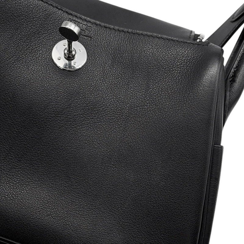 エルメス リンディ ミニ ブラック/シルバー金具 ヴォリュプト K刻印 ２wayショルダー 黒