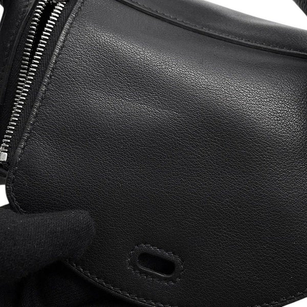 エルメス リンディ ミニ ブラック/シルバー金具 ヴォリュプト K刻印 ２wayショルダー 黒