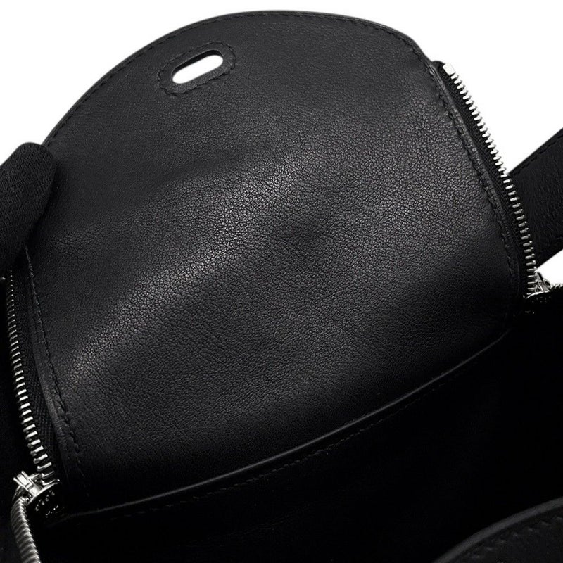 エルメス リンディ ミニ ブラック/シルバー金具 ヴォリュプト K刻印 ２wayショルダー 黒
