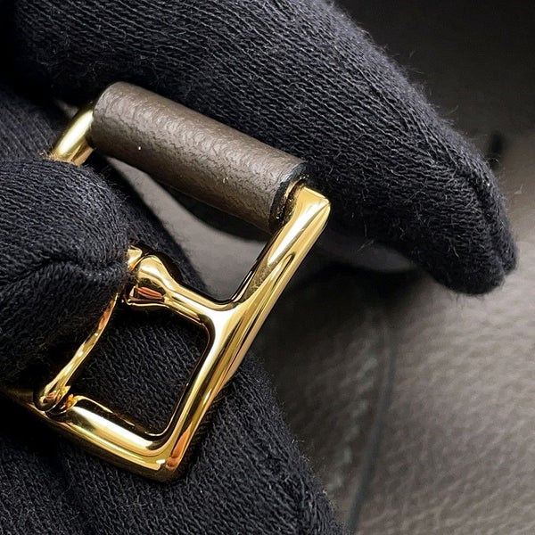 エルメス ハンドバッグ アルザン25ヴェールマキ/ゴールド金具 エバーカラー Y刻印 ２wayショルダー