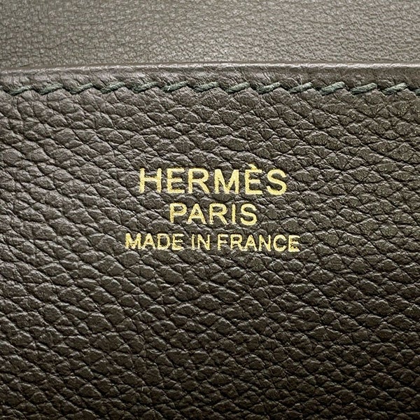 エルメス ハンドバッグ アルザン25ヴェールマキ/ゴールド金具 エバーカラー Y刻印 ２wayショルダー