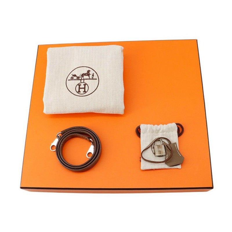 エルメス ハンドバッグ ケリー28 内縫い エトゥープ/シルバー金具 トゴ T刻印 ２wayショルダー