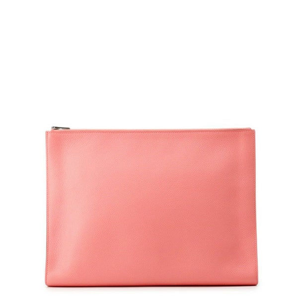 エルメス ポーチ ジップ アンドゴー ローズエテ/シルバー金具 エバーカラー Y刻印