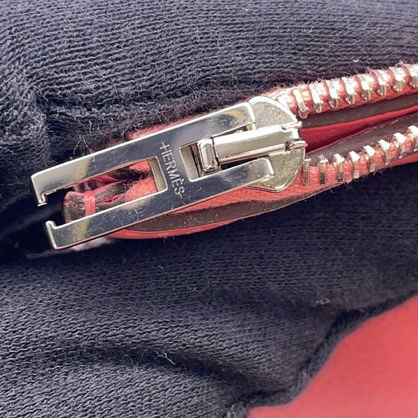 エルメス ポーチ ジップ アンドゴー ローズエテ/シルバー金具 エバーカラー Y刻印