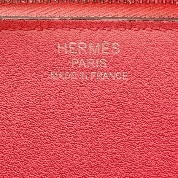 エルメス ポーチ ジップ アンドゴー ローズエテ/シルバー金具 エバーカラー Y刻印