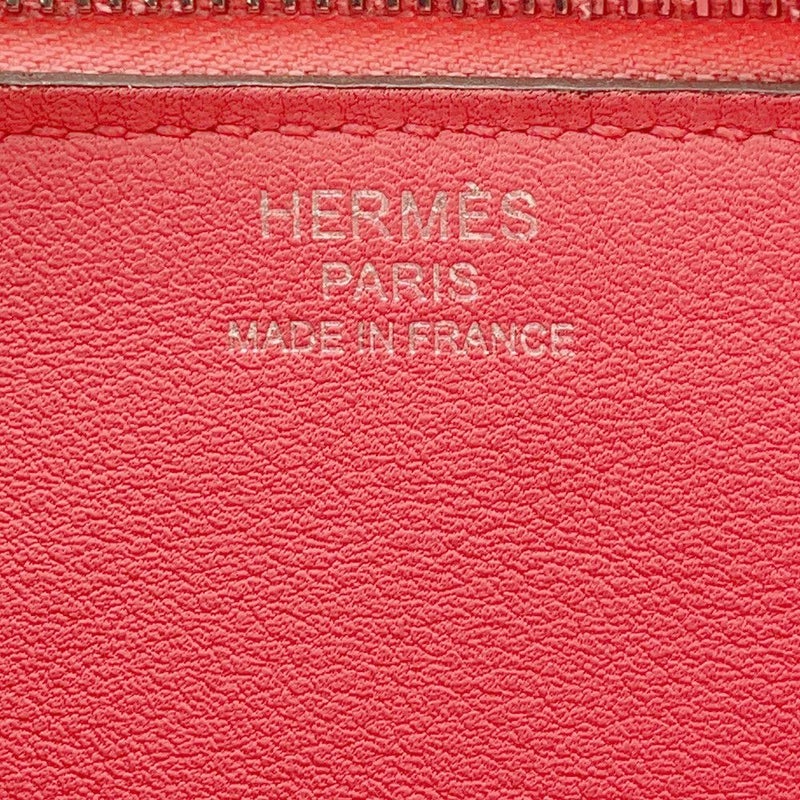 エルメス ポーチ ジップ アンドゴー ローズエテ/シルバー金具 エバーカラー Y刻印