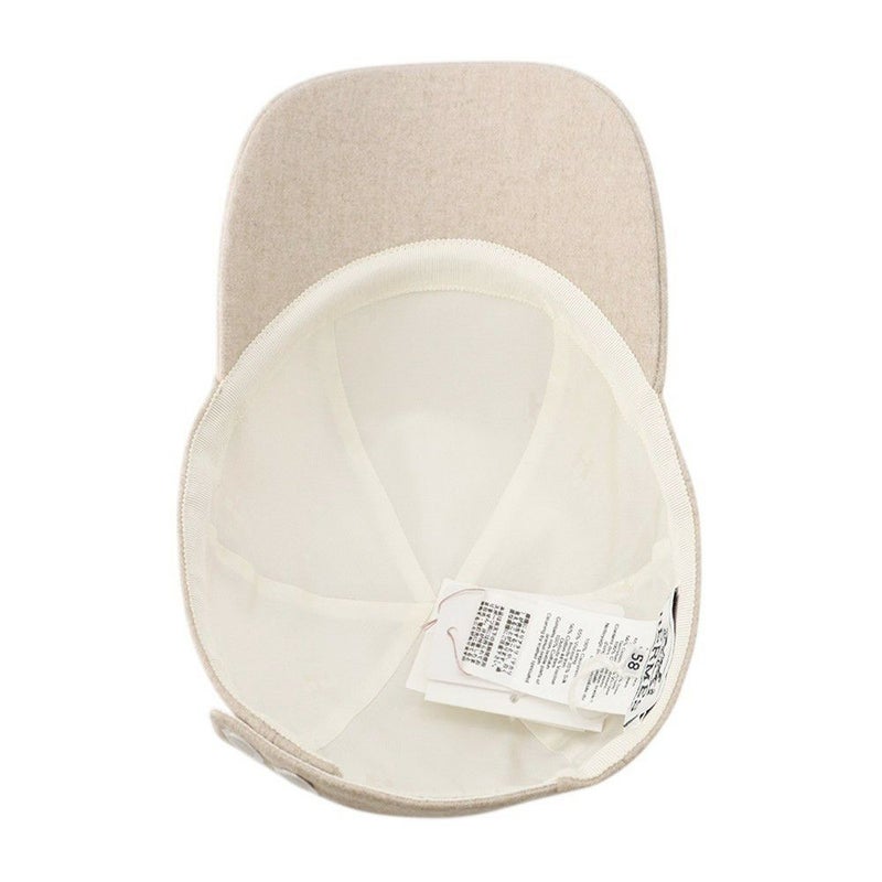 エルメス キャップ セレナ エプロン ドール カシミヤ サイズ58 HERMES 帽子