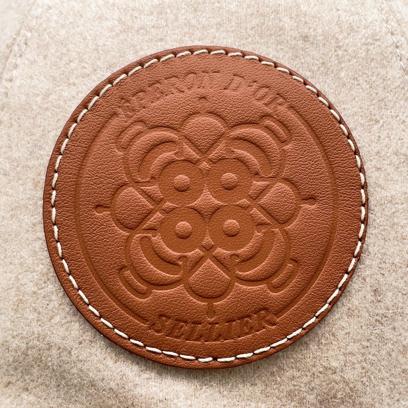 エルメス キャップ セレナ エプロン ドール カシミヤ サイズ58 HERMES 帽子
